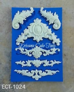 ECT 1024 Scrolls silicone mold thumbnail 1