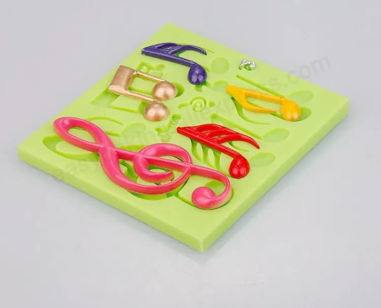 ECT 1119 Music Notes Mold image 1