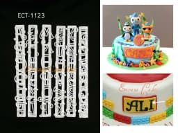 ECT 1123 Funky Alphabet & Number Cutter Set thumbnail 1