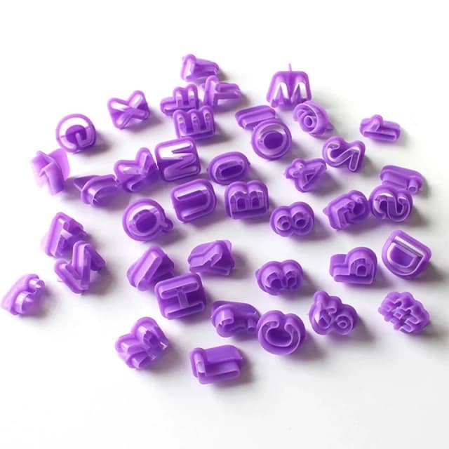 ECT 1125 Alphabet, Number and Symbols cutter set