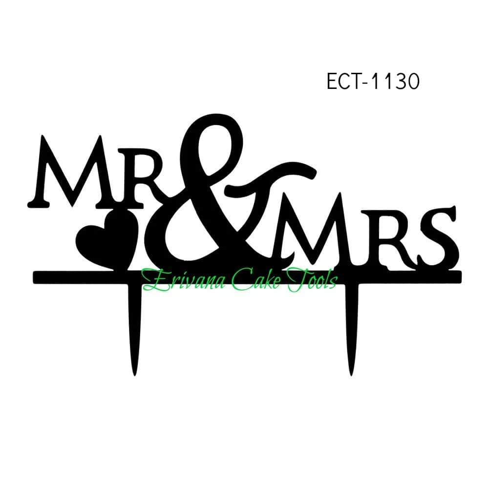 ECT 1130 Acrylic Mr & Mrs Topper image 1