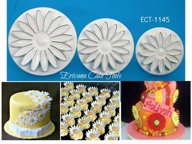 ECT 1145 Sunflower Plunger Cutter Set