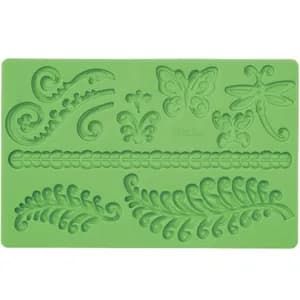 ECT 1168 Fern leaves butterfly mold image 1