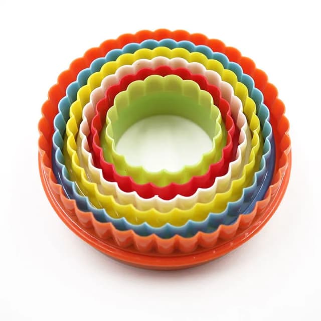 ECT 1226 6pcs Round Flower cutter set