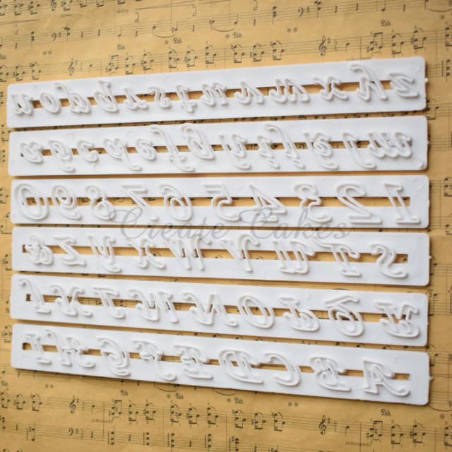 ECT 1291 Big and Small Alphabet and Number Cutter Set