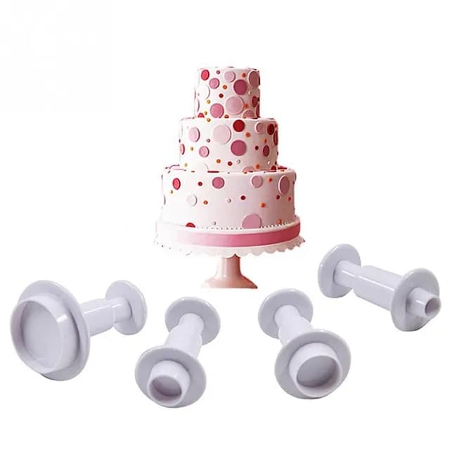 ECT 1302 Round Plunger Cutter Set- 4pcs
