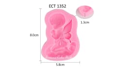 ECT 1352 Praying Baby Angel mold thumbnail 1