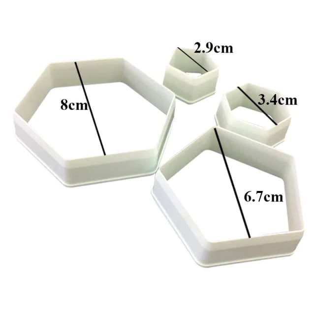 ECT 1472 Hexagon Pentagon Cutter Set