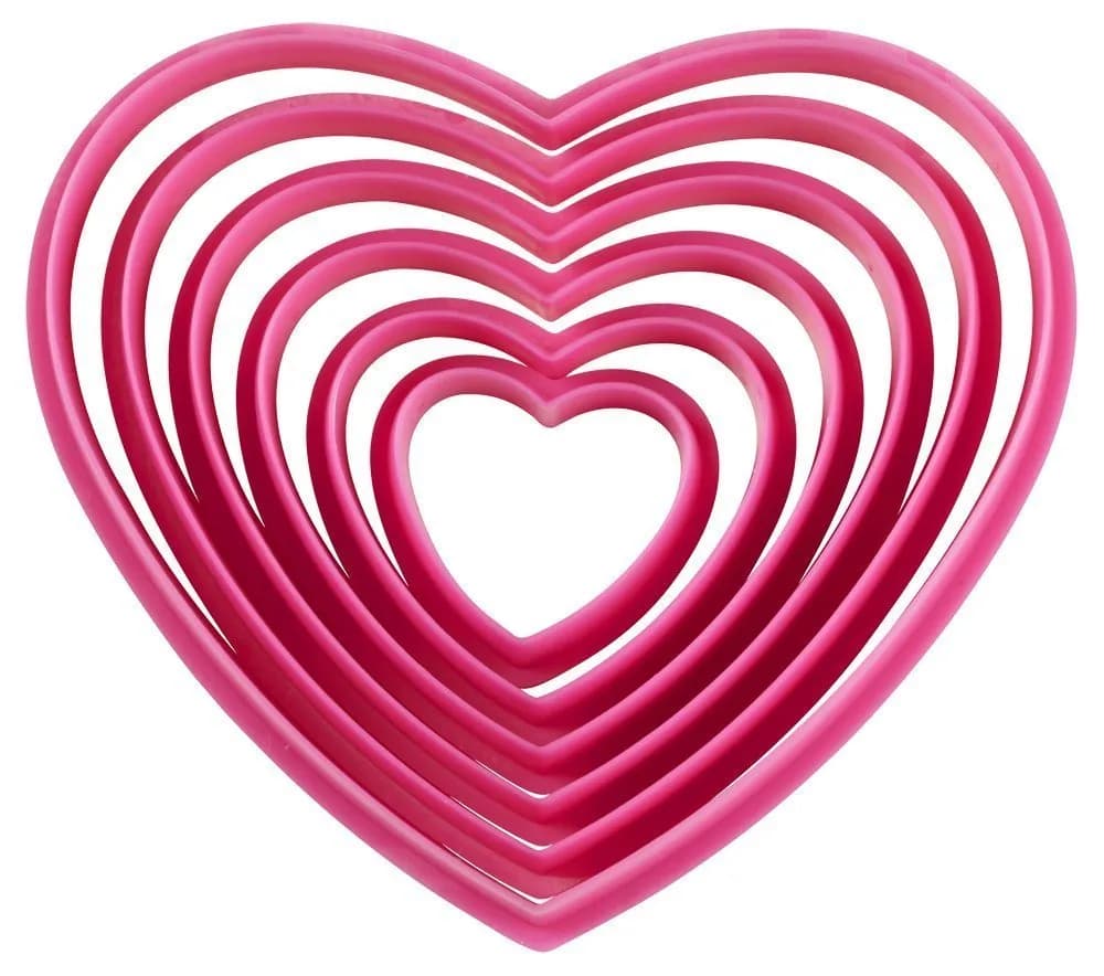 ECT 1473 Heart Cutter Set image 1