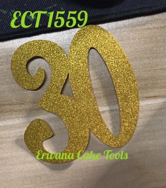 ECT 1559 30 Gold Topper Glitter paper image 1