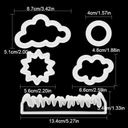 ECT 1579 Sun, Grass, Cloud cutter set thumbnail 1