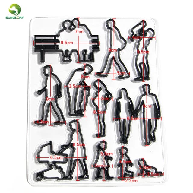 ECT 1624 Family silhouette cutter set