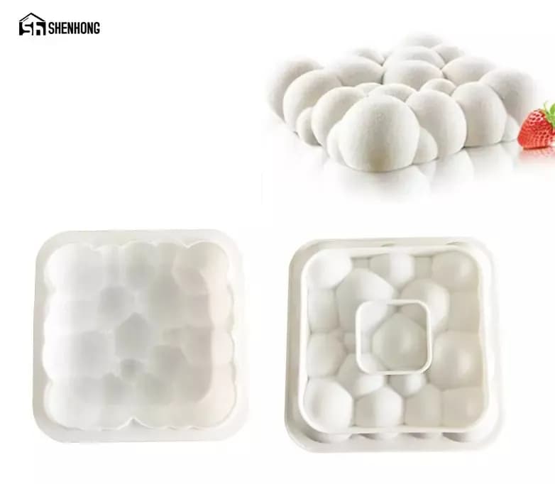 ECT 1635 Bubble Square Entremet mold image 1