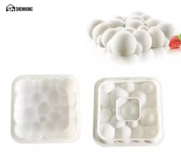 ECT 1635 Bubble Square Entremet mold thumbnail 1