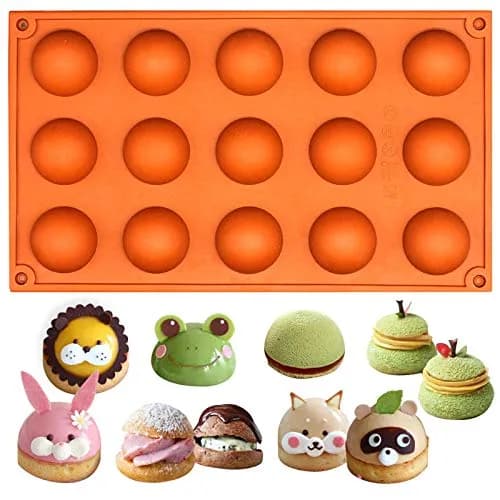 ECT 1642 15 cavity Half ball Entremet mold