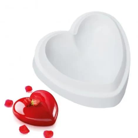ECT 1655 Plain Heart entremet mold