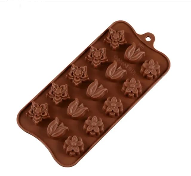 ECT 1663 flower lily chocolate mold ₦650.00
