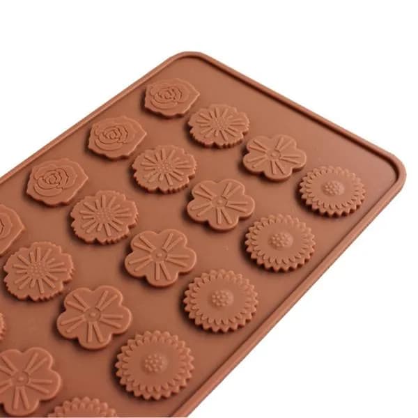 ECT 1733 Thin Flower chocolate mold
