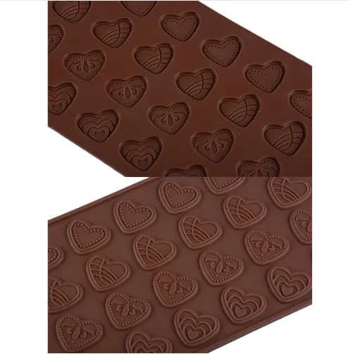 ECT 1738 Thin heart chocolate mold
