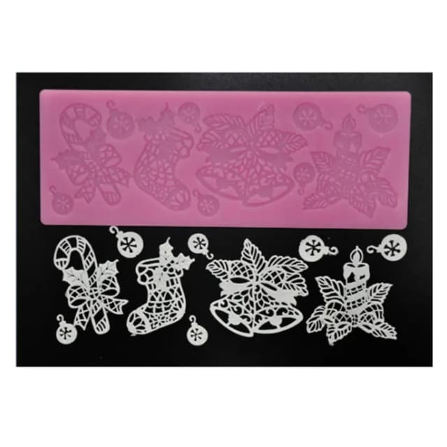 ECT 1750 Christmas Ornament lace mat