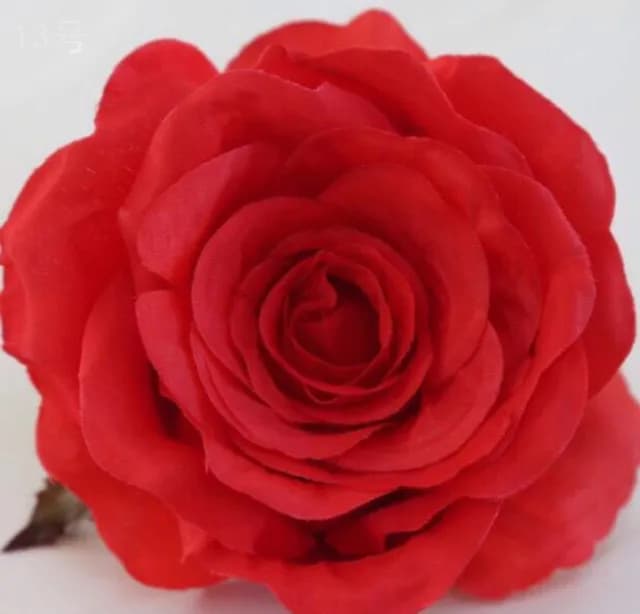 ECT 1785 Red 10cm Rose Flower with Stick
