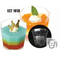 ECT 1818 Octagon Dessert Cups 20pcs 160ml thumbnail 1