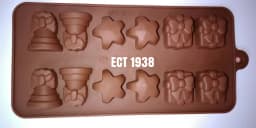 ECT 1938 Christmas chocolate mold thumbnail 1