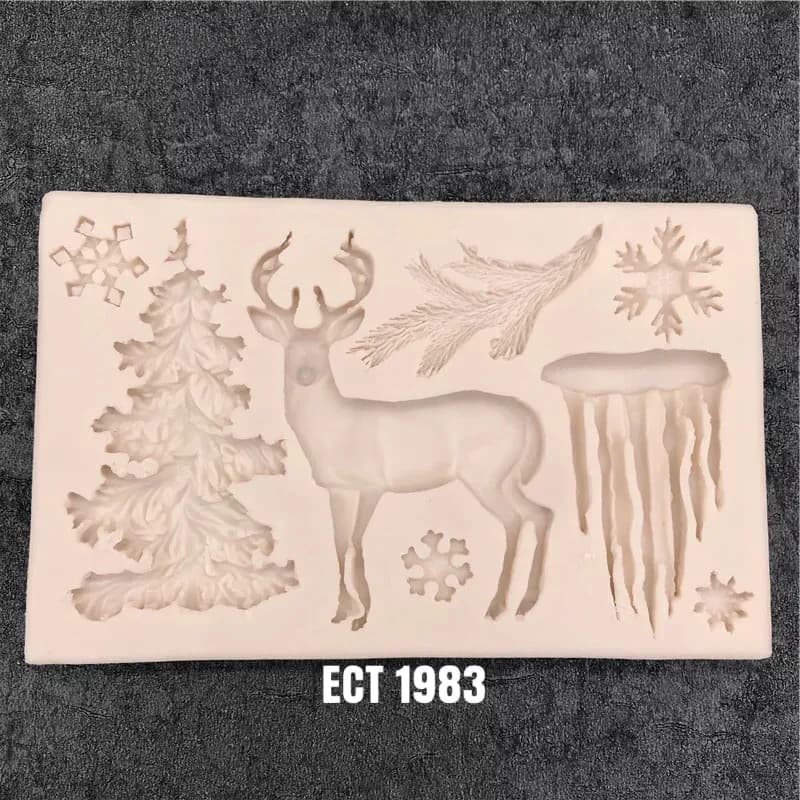 ECT 1983 Christmas silicone mold image 1