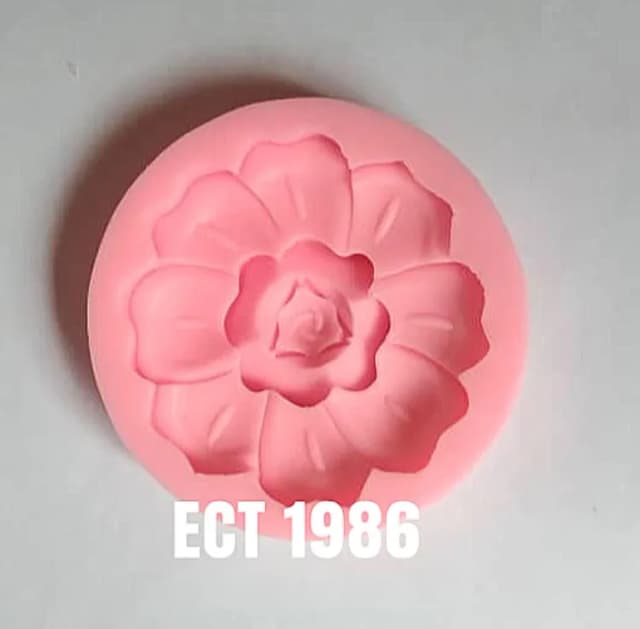 ECT 1986 Fancy Flower silicone mold