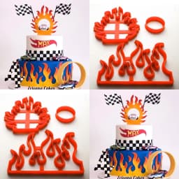 " ECT 2043 3pcs Fire Flame Cutter set" thumbnail 1