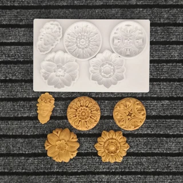 ECT 2103 Fancy Brooches Silicone mold
