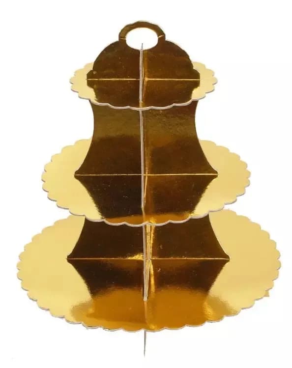 ECT 2134 Gold Cupcake Stand image 1