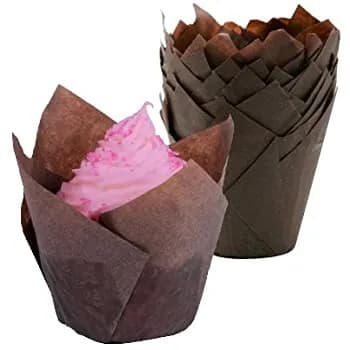 ECT 2295 Chocolate Tulip liners 50pcs