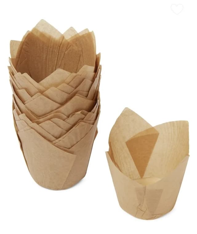 ECT 2304 Cream Tulip Liners 50pcs