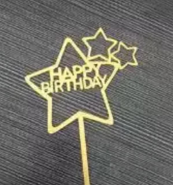 ECT 3041 Two Star HBD Topper image 1
