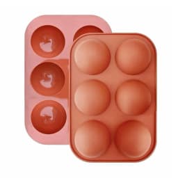 ECT 3101 6 cavity half ball chocolate mold thumbnail 1