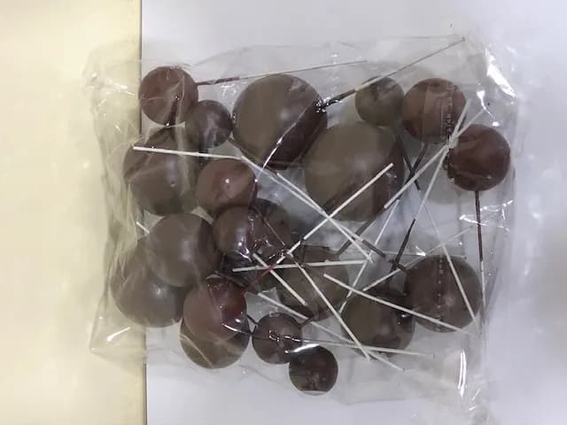 ECT 4357 20pcs Chocolate ball topper image 1
