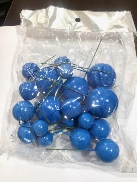 ECT 4368 Royal Blue 20pcs Ball Toppers