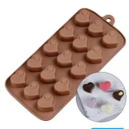 ECT 4958 Spiral Heart chocolate moldrt Choc thumbnail 3