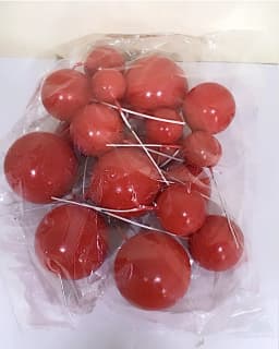 ECT 5355 20pcs Red Ball topper thumbnail 1